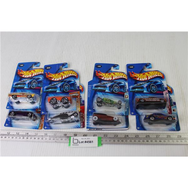 (8) Hot Wheel Diecast Cars (NIB)