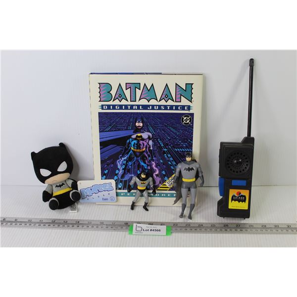 Batman Book - Action Figures - Radio - Stuffed Batman