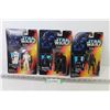 Image 1 : (3) Star Wars Action Figures - The Fighter Pilot - Darth Vader - Storm Trooper
