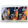 Image 1 : (3) Star Wars Action Figures - Han Solo (NIB)