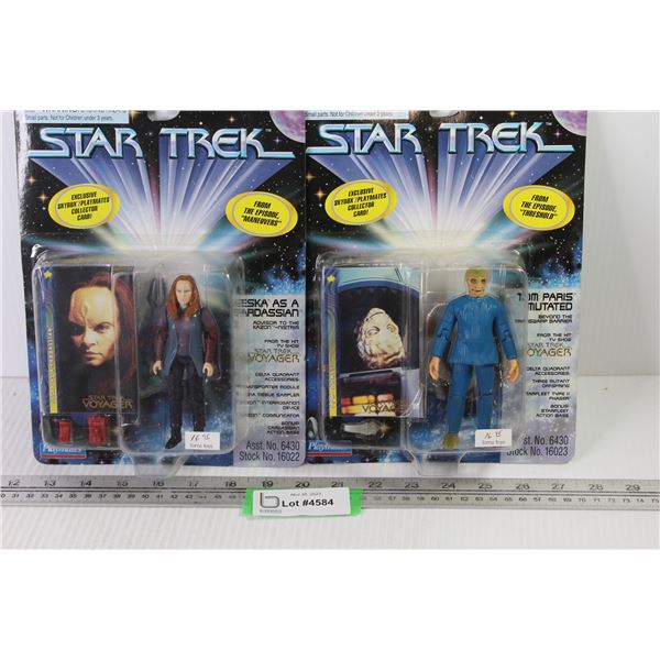 (2) Star Trek Action Figures - K'Ehleyr - Lieutenant Natashia (NIB)