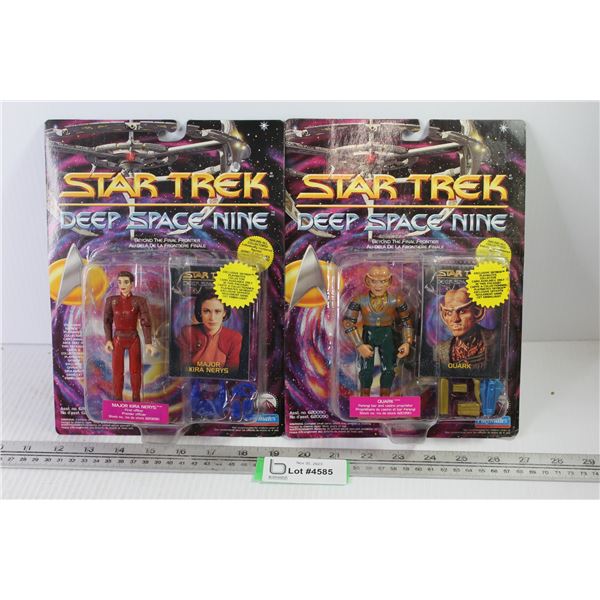 (2) Star Trek Action Figures - K'Ehleyr - Lieutenant Natashia (NIB)