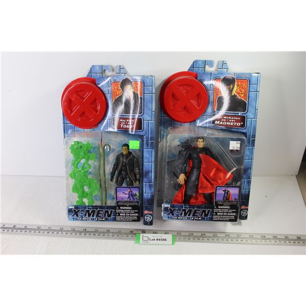 (2) X-Men Action Figures - Magneto - Toad (NIB)