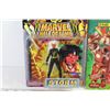 Image 5 : (2) Marvel Action Figures - 1991 Bend-ems (Juggernaut) - Marvel Wall of Fame (Storm) (NIB)
