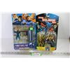 Image 1 : (2) Action Figures -  Total Justice Hawk Man - Fantastic Four Invisible Woman (NIB)
