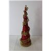 Image 4 : Ornamental Reindeer, Round Ornaments, Conical Christmas Ornament, (3) Rolls Christmas Material (?)