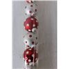 Image 3 : (4) Tubes Polka-Dotted Christmas Tree Ornaments - Sealed