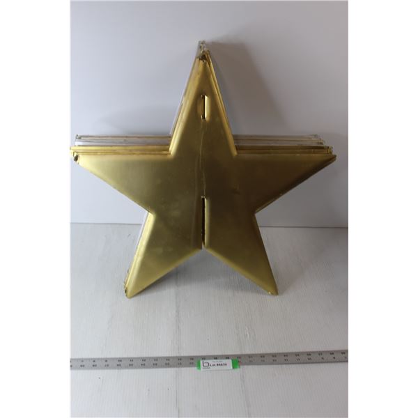 (5) Folding Gold Star, (5) Folding Silver Stars