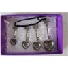 Image 2 : Corkscrew/Stopper in Wooden Box, Set of (4) Collector Heart Spoons, Corer/Peeler