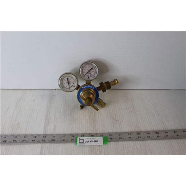 TurboTorch Purging Regulator With Gauges