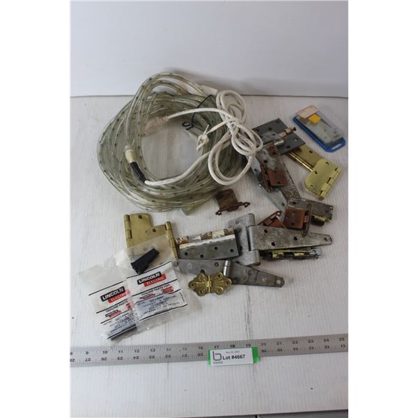 Rope Lights, Assorted Hinges, Replacement Parts for Lincoln Plasma Torch