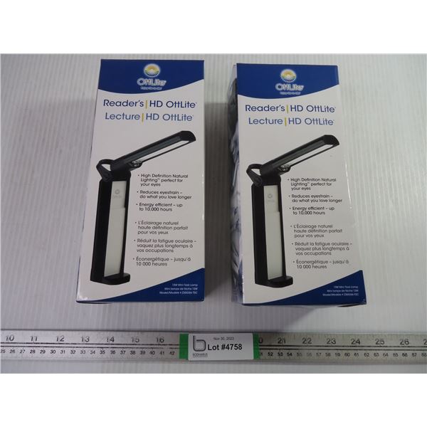 (2) Reader's HD Ottlites-(NIB)