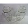Image 3 : (2) Large Glass Storage Containers