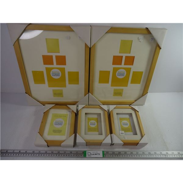 (5) Martha Stewart Picture Frames-(NOS)