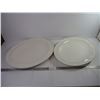 Image 1 : (2) Large Christmas Turkey Platters