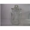 Image 4 : (2) Large Glass Storage Containers-8.25" in Diameter and 13" High