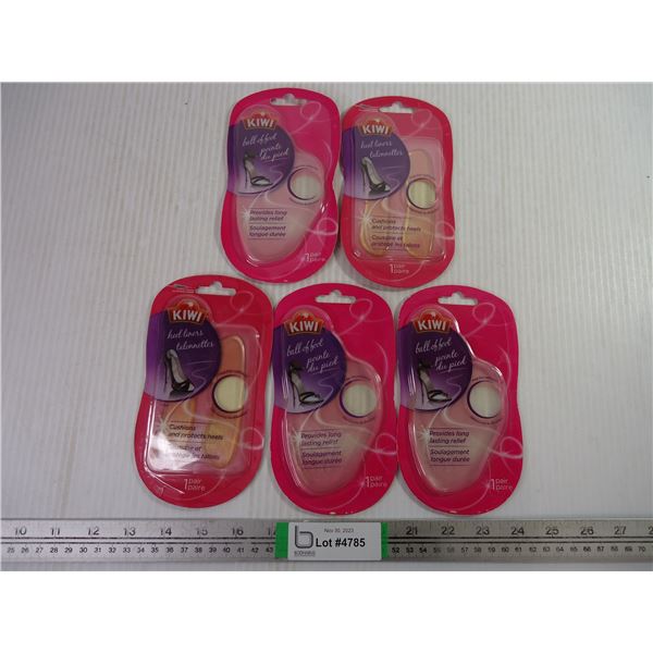 (5) Pkgs. of Heel Liners and Ball of Foot Points