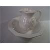 Image 5 : White Decorative Bowl and Pitcher-Made in Portugal