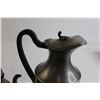 Image 2 : (2) Pewter Teapots