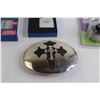 Image 4 : Cross Belt Buckle, Dual Flame Butane Insert, Combination Padlock - Sealed