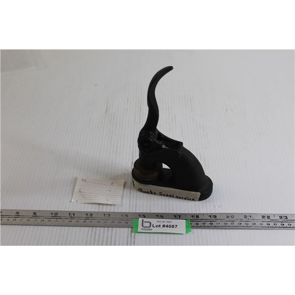 Cast Iron Stamp