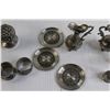 Image 4 : (10) Pewter Pieces - Napkin Rings, Syrup Bottle, Pitchers, etc.