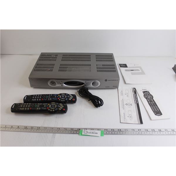 Motorola TV Box with Accessories