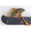 Image 2 : Wooden Fish Rack Decoration - 24" x 8"