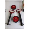 Image 3 : (2) Hitch Pins, (2) Wheels, Misc.
