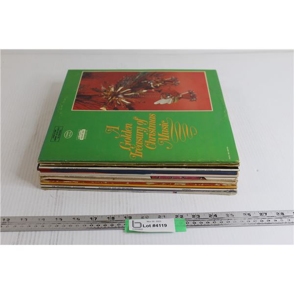 (12) Vinyl Records - Christmas Music, Doctor Dolittle