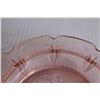 Image 4 : Pink Depression Glass "Cherry Blossom" Butter Dish - No Lid