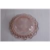 Image 4 : Pink Depression Glass Lace Edge Dish