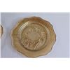 Image 3 : (2) Depression Glass Iris and Herringbone Iridescent Gold Plates