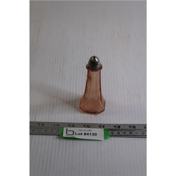 Single Pink Depression Glass Mayfair "Open Rose" Shaker