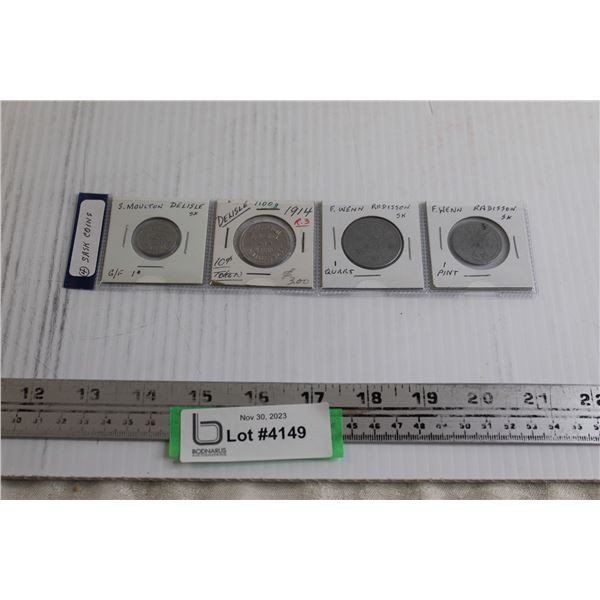 (4) Sask Coins