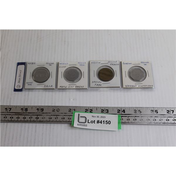 (4) Sask Coins