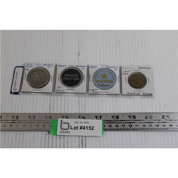 (4) Sask Coins