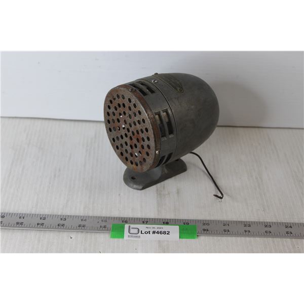 Antique 6-Volt Siren (Untested)