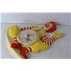 Image 3 : Ronald McDonald Clock (17" x 13") (Works, Battery Operated)