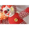 Image 2 : (2) Clown Doll, Plaid Doll (Worn)