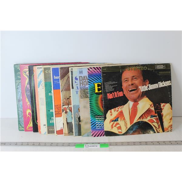 Lot of 12 Records: Country, Polka, Assorted