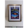 Image 1 : Framed Space Invaders Ad - 11 3/4" x 14 3/4"