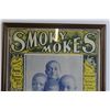 Image 2 : Framed Smokey Mokes Ad - 12" x 15" - Black Americana