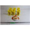 Image 1 : (6) Ronald McDonald Cups, Clown Mask