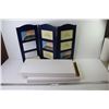 Image 1 : (2) Blue Wooden Photo Frames (26" x 18")