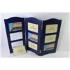 Image 3 : (2) Blue Wooden Photo Frames (26" x 18")