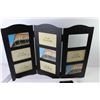 Image 2 : (2) Blue & Black Wooden Photo Frames (26" x 18")