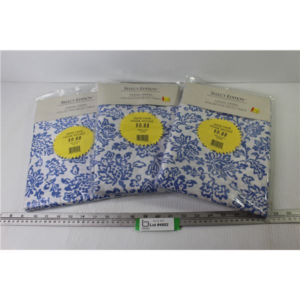 (3) Table Cloths (NIB)