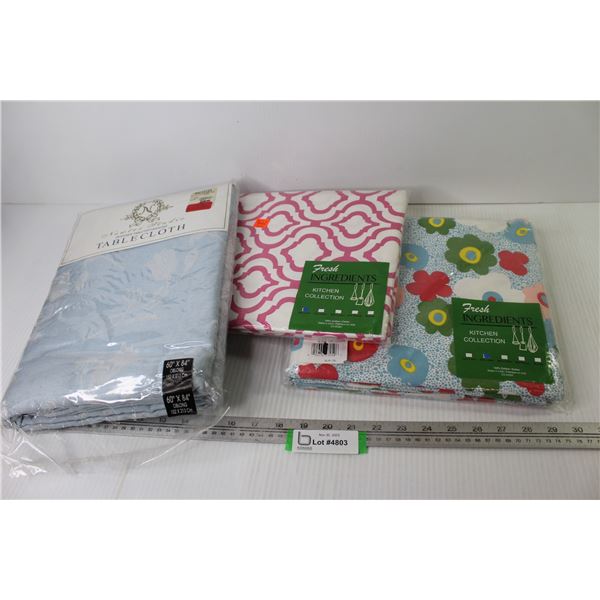 (3) Table Cloths (NIB)