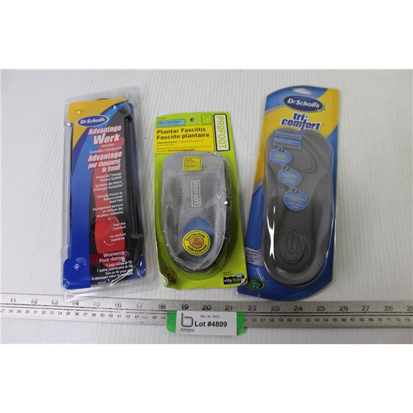 (3) Dr. Scholl's Shoe Insoles (NIB)